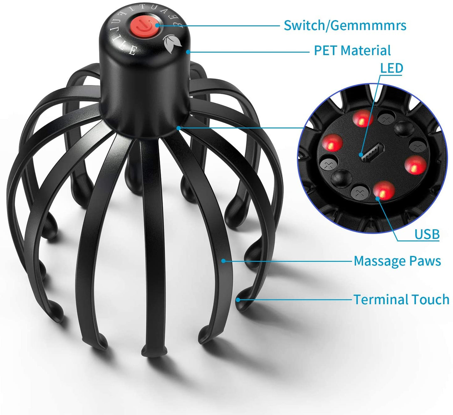 Octopus Scalp Massager