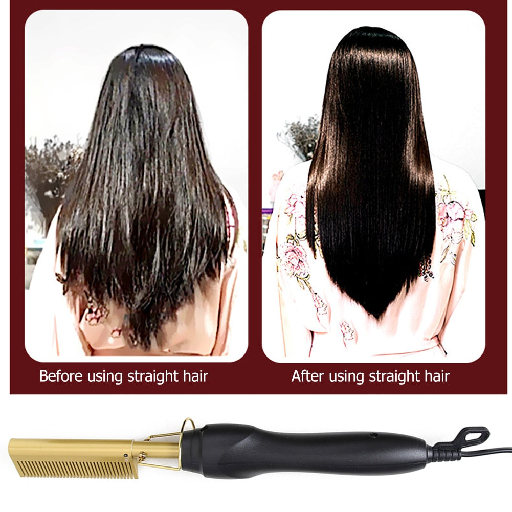 Professional Hair Comb & Straightener